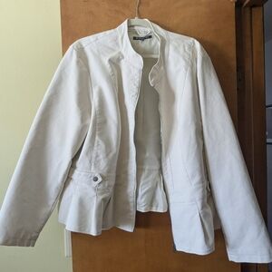 Baccini Cream Blazer Jacket